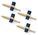 14K Gold and Lapis Tuxedo Shirt Stud Set