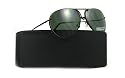 Porsche Design P8433 Matt Black Frame/Green + Set Of Dark Orange, Silver Mirror Lens Stainless Steel Sunglasses