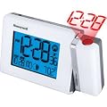 Honeywell PCR201W Atomic Projection Clock with Indoor Temperature, Dual Alarm and Moon Phase