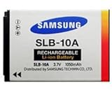 Samsung SLB-10A 1050mAh Lithium Ion Rechargeable Battery for Samsung L100,  ....