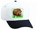 White Cap with feeding, oxen, musk, animal, horns, ox