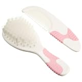 Bebe Dubon Soft Grip Brush and Comb Kit, Colors May Vary