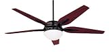 Emerson Ceiling Fans CF925BK Cooler Ceiling Fan in Gloss Black with Reversible Blades