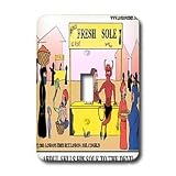 Londons Times Religion Heaven Hell Cartoons - Selling Sole To The Devil - Light Switch Covers - single toggle switch
