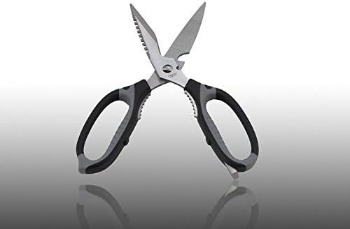 Japanese Multi-purpose Utility Kitchen 6-in-1 Shears Scissors 9-inch