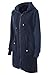 Upopby Women's Zip Up Long Hoodies Sweatshirt Tunic Hooded Jacket Coat