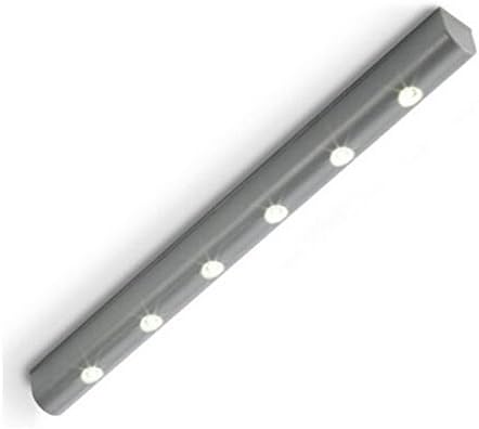 Auraglow Wireless Vibration Sensor 6 LED Battery Powered Night Light