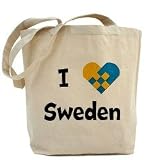 I Love Sweden Canvas Bag