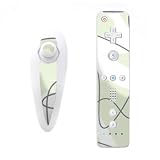 Boomerang Green Design Nintendo Wii Nunchuk + Remote Controller Protector Skin Decal Sticker