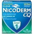 NicoDerm CQ Smoking Cessation Aid, Clear Patch, Step 1 with 21mg - 14 ea