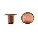 Metal Elements Copper 3/32 Inch Hollow Rivets 1/16 Inch Diameter (100)