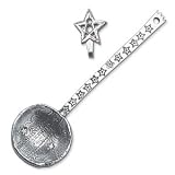 Tin Woodsman Pewter Coffee Scoop (Comet Design), Solid Pewter, Made in USA