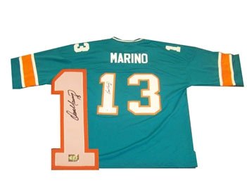 Dan Marino Autographed Throwback Miami Dolphins Jersey