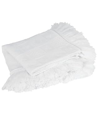 White fringed shawl
