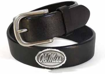 Ole Miss Childs Leather Belt Size: Large Black