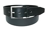 Large Size Bridle Leather Belt by Canterbury (Black 46)