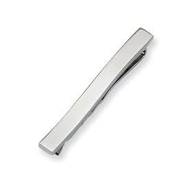 Chisel Stainless Steel Tie Clip by Finejewelers