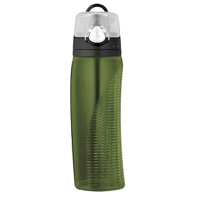Thermos Nissan Intak Hydration Bottle with Meter, Green: Kitchen &amp; Dining