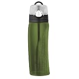 Thermos Nissan Intak Hydration Bottle with Meter, Green