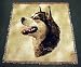 Alaskan Malamute Lap Square - 53 x 53 Blanket/Throw