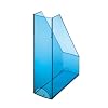 Herlitz 10778553 Stehsammler A4-C4 hochglanz blau transluzent Kunststoff