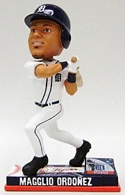 Detroit Tigers Magglio Ordonez Forever Collectibles On Field Bobble Head