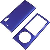 Premium Rubberized Crystal Snap-on Case for the Apple iPod Nano 5 5th Generation - Blue by Luxmo