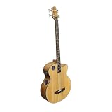 acoustic bass guitar Boulder Creek EBR3 N4 Acoustic Electric 4 String Bass Electronics acoustic bass guitar