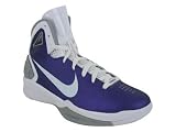 Nike Men's NIKE HYPERDUNK 2010 TB BASKETBALL SHOES 12 (CLUB PURPLE/WHITE/MTLLC SILVER)