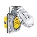 Hubbell Stainless Steel Dockside Round Shore Power Outlet (30A 125V)