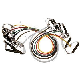 Thera-Band Exercise Tubing Kit with PVC Handles