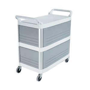 CART UTILITY ENCLSD 3SD W, EA, 16-0205 RUBBERMAID COMMERCIAL UTILITY CARTS
