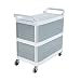 CART UTILITY ENCLSD 3SD W, EA, 16-0205 RUBBERMAID COMMERCIAL UTILITY CARTS