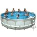 16' x 48 Ultra-Frame Metal Frame Pool Set (with Filter Pump, Saltwater system, Ladder, Ground Cloth, Cover, Maintenance Kit, Surface Skimmer and DVD)