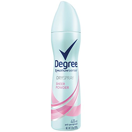 Degree MotionSense Dry Spray Antiperspirant, Sheer Powder 3.8 oz