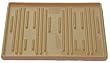 Schuhabtropftasse - Schuhablage 47x34 cm - beige