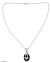 Lapis lazuli choker, 'Constellations'