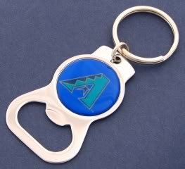 Arizona Diamondbacks Bottle Opener Keychain