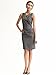 Banana Republic Tall sleeveless gathered sheath