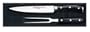 Wusthof Classic Ikon 2-Piece Carving Set, Black