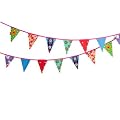 Large Colourful Original Cotton Bunting - 11.5m long - Life's A Party - Original (Red)