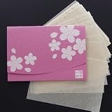 鎌倉四葩のあぶらとり紙　「季節の花シリーズ」　桜　「絹すき」　の画像