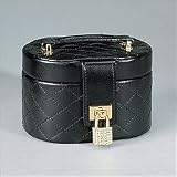Ragar Black Diamond Oval Travel Jewelry Box