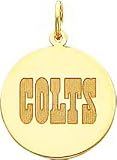 14K Gold NFL Indianapolis Colts Charm
