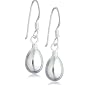 Silver Bulb Drop Earrings