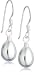Silver Bulb Drop Earrings