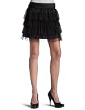Necessary Objects Junior's Pleated Mini Skirt