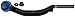 ACDelco Professional 45A0887 Passenger Side Outer Steering Tie Rod End , Black