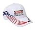 WARNING PROTECTED BY A SILKY TERRIER Adult USA Flag Racing Flame Hat / Cap