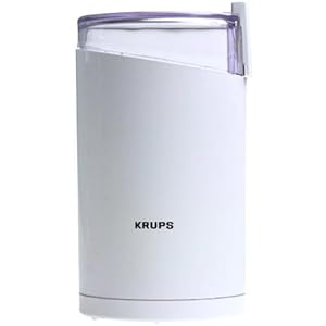 Krups 203 Electric Coffee and Spice Grinder with Stainless-Steel Blades